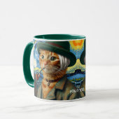 Fantasy Niedlich Van Gogh Hat Tasse (Vorderseite Links)