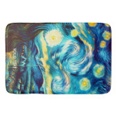 Fantasy Niedlich Van Gogh Inspiriert Badematte (Vorderseite)