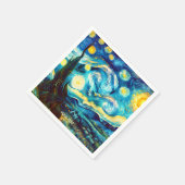 Fantasy Niedlich Van Gogh Inspiriert Serviette (Ecke)