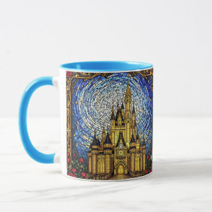 Fantasy Niedlich verkleidete Glasburg Tasse