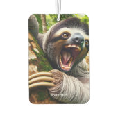 Fantasy Niedlich Very Angry Sloth Autolufterfrischer (Rückseite)