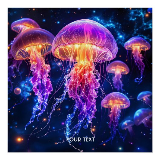 Fantasy Niedlich Vibranly Underwater World Poster (Vorderseite)