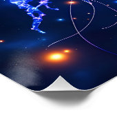 Fantasy Niedlich Vibranly Underwater World Poster (Ecke)