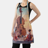 Fantasy Niedlich Violin Girls Tee Schürze (InSitu)