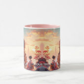 Fantasy Niedlich Violin Girls Tee Tasse (Zentrum)
