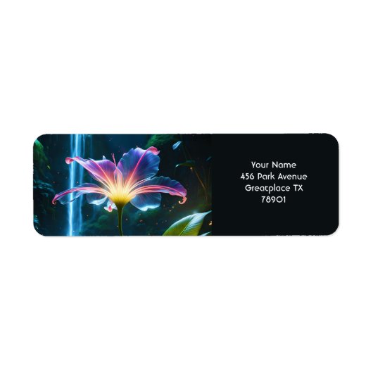 Fantasy Niedlich Viviale Blume Wasserfall Wald (Vorne)