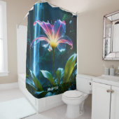 Fantasy Niedlich Viviale Blume Wasserfall Wald Duschvorhang (Beispiel)