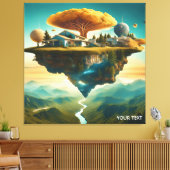 Fantasy Niedlich Viviale Surreal Sphere Landschaft Leinwanddruck (Insitu (Wohnzimmer))
