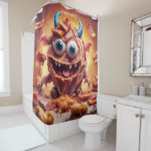 Fantasy Niedlich Vivid Bacon Beliebte Kreatur Duschvorhang (Beispiel)