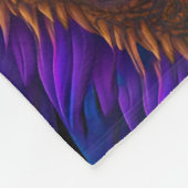 Fantasy Niedlich Vivid Bären Dragon Rainbow Fleecedecke (Ecke)