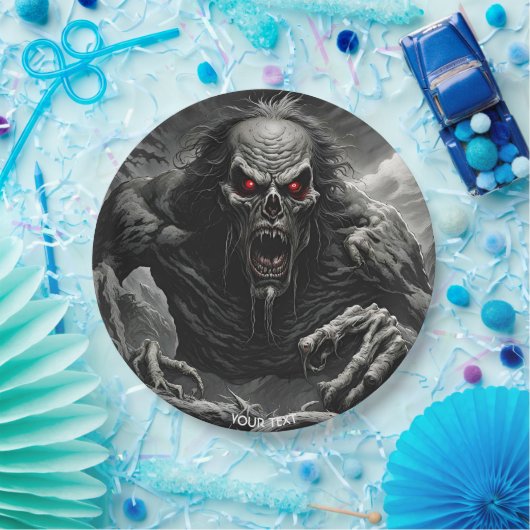 Fantasy Niedlich Vivid Beängstigender Horror Kreat Pappteller (Party)