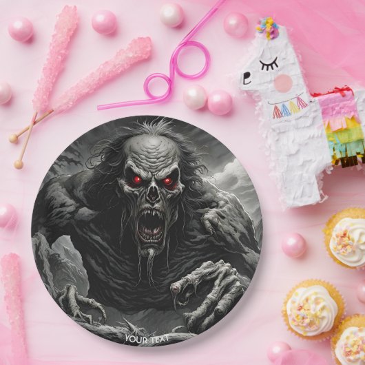 Fantasy Niedlich Vivid Beängstigender Horror Kreat Pappteller (Party)