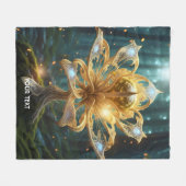 Fantasy Niedlich Vivid Beautiful Myth Blume Fleecedecke (Vorderseite (Horizontal))