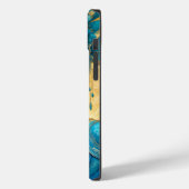 Fantasy Niedlich Vivid Blue Schönes Mädchen Case-Mate iPhone Hülle (Rückseite / Links)