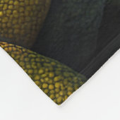 Fantasy Niedlich Vivid Blume Majestic Iguana Fleecedecke (Ecke)