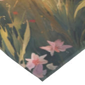 Fantasy Niedlich Vivid Bridge Morning River Tischdecke (Schrägansicht)