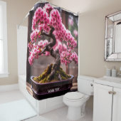 Fantasy Niedlich Vivid Cherry Tree Blossom Duschvorhang (Beispiel)