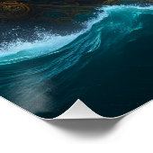 Fantasy Niedlich Vivid Eye Ocean Storm Poster (Ecke)