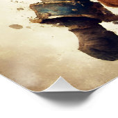 Fantasy Niedlich Vivid Fox Pirate Cartoon Poster (Ecke)