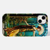 Fantasy Niedlich Vivid gestettet Glas Frau Case-Mate iPhone Hülle (Rückseite (Horizontal))