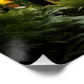 Fantasy Niedlich Vivid gestettet Glas Frau Poster (Ecke)