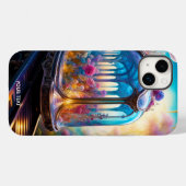 Fantasy Niedlich Vivid Glass Blume Bahn Case-Mate iPhone Hülle (Rückseite (Horizontal))