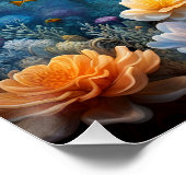 Fantasy Niedlich Vivid Glass U-Boot-Blume Poster (Ecke)