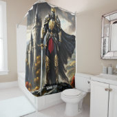 Fantasy Niedlich Vivid Glorious Knight King Duschvorhang (Beispiel)