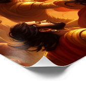 Fantasy Niedlich Vivid Goddess Durga Battle Poster (Ecke)