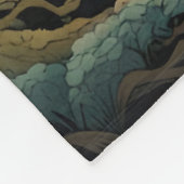 Fantasy Niedlich Vivid Japanische Antikdorf Fleecedecke (Ecke)