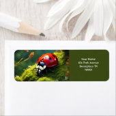 Fantasy Niedlich Vivid Ladybug Moss Summer (Insitu)