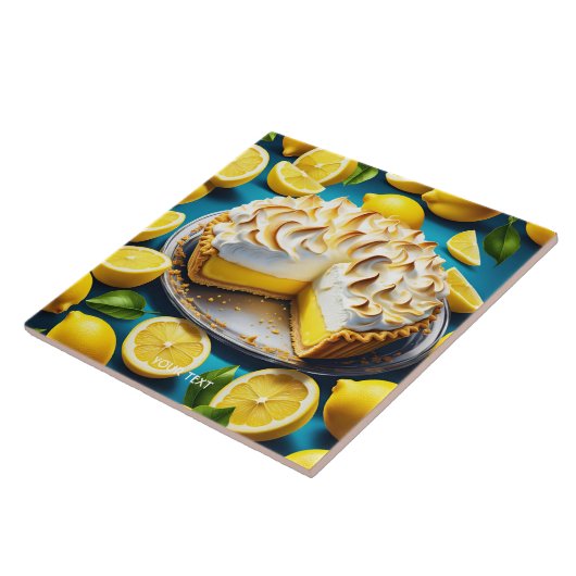 Fantasy Niedlich Vivid Lemon Meringue Pie Fliese (Seite)