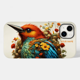 Fantasy Niedlich Vivid Majestic Bird Blume Case-Mate iPhone 14 Plus Hülle