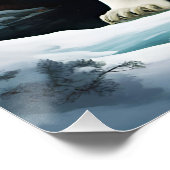 Fantasy Niedlich Vivid Majestic Polar Bär Poster (Ecke)