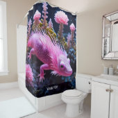 Fantasy Niedlich Vivid Pink Sea Creation Duschvorhang (Beispiel)