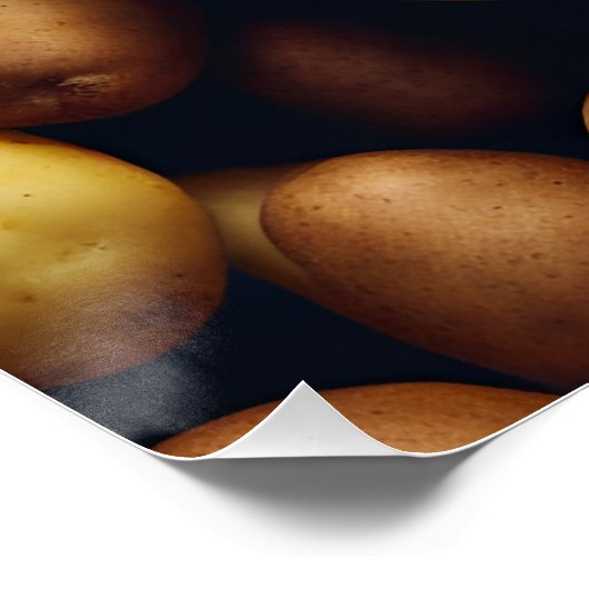 Fantasy Niedlich Vivid Potato Gewitterte Kreatur Poster (Ecke)