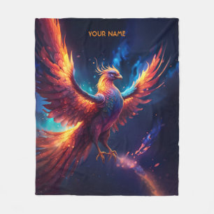 Fantasy Niedlich Vivid Rising Phoenix Fleecedecke