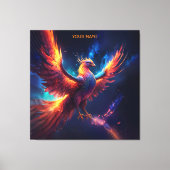 Fantasy Niedlich Vivid Rising Phoenix Leinwanddruck (Vorderseite)