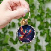 Fantasy Niedlich Vivid Rising Phoenix Schlüsselanhänger (Hand)