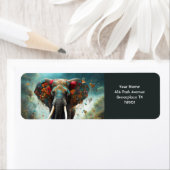 Fantasy Niedlich Vivid Romantic Elephant Portrait (Insitu)