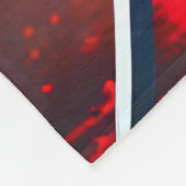 Fantasy Niedlich Vivid Samurai in Rot Fleecedecke (Ecke)