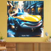Fantasy Niedlich Vivid Shark Concept Car Leinwanddruck (Insitu (Wohnzimmer))