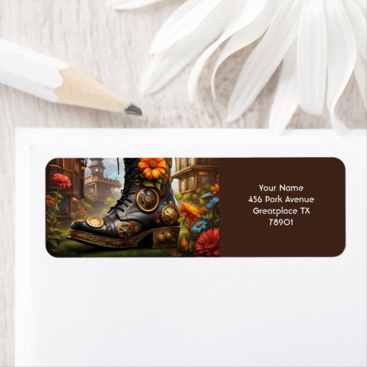 Fantasy Niedlich Vivid Steampunk Boot House (Insitu)