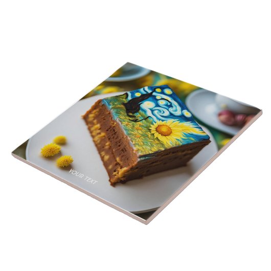 Fantasy Niedlich Vivid Van Gogh Cake Fliese (Seite)