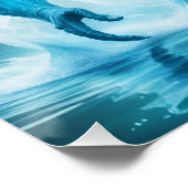 Fantasy Niedlich Vivid Water Elemental Lake Poster (Ecke)