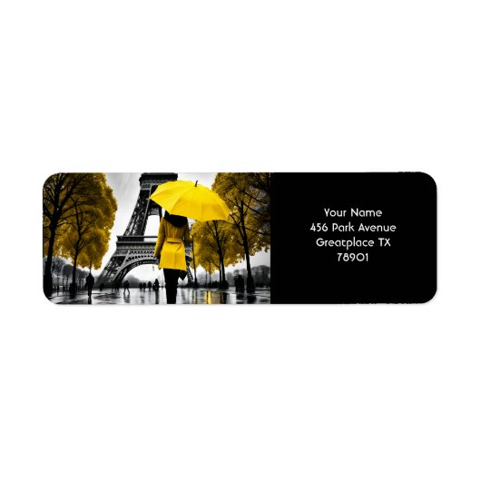 Fantasy Niedlich Vivid Yellow Coat Paris (Vorne)