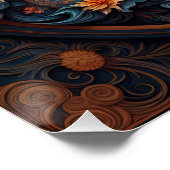 Fantasy Niedlich Vivid Yin-Yang Day Night Poster (Ecke)