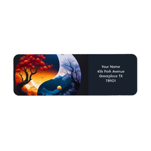 Fantasy Niedlich Vivid Yin-Yang Winter Herbst (Vorne)