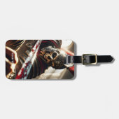 Fantasy Niedlich Warrior Antike Rüstung Gepäckanhänger (Vorderseite horizontal)