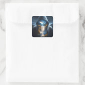 Fantasy Niedlich Waterfall Quadratischer Aufkleber (Tasche)